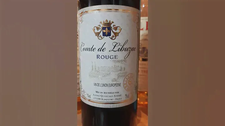 Newly Bought - France Red Wine " Comte de Libuzac - ROUGE "
