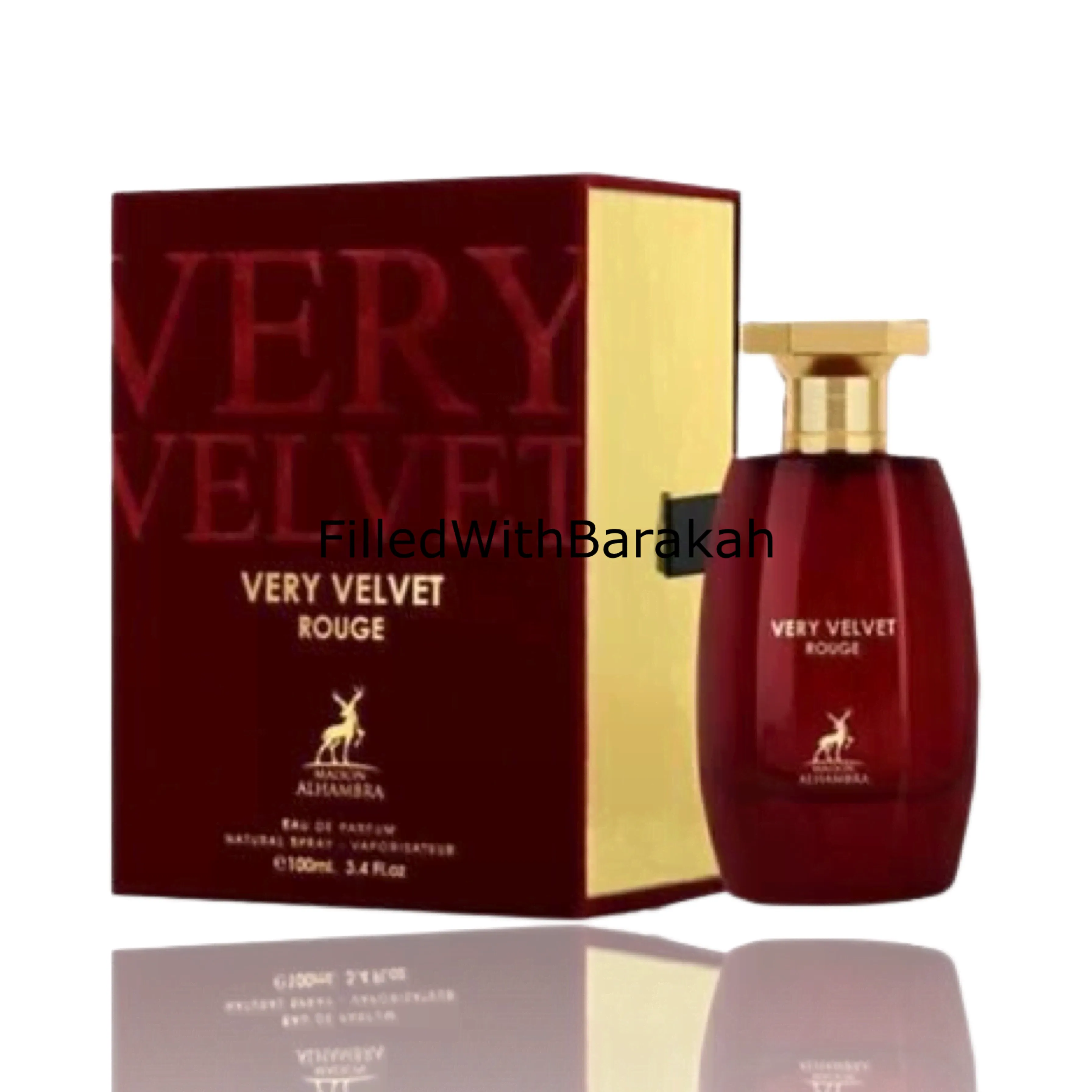 Very Velvet Rouge | Eau De Parfum 100ml | by Maison Alhambra