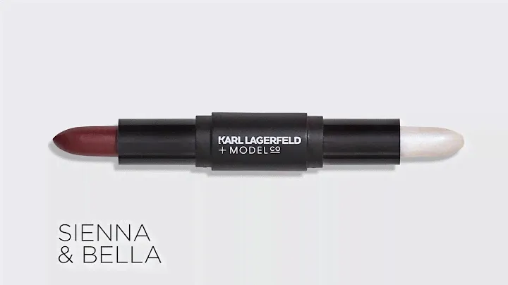 KARL LAGERFELD + MODELCO Custom Lipstick Shade and Duo