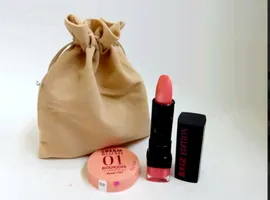 Буржуа набор помада rouge ed.Velvet 08+румяна 01+мешочек барх.беж