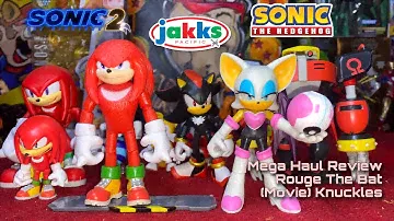 Jakks Pacific Sonic The Hedgehog (Movie) Knuckles & Rouge The Bat Unboxing Review Comparison