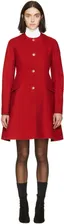 Женское красное пальто от Moncler Gamme Rouge