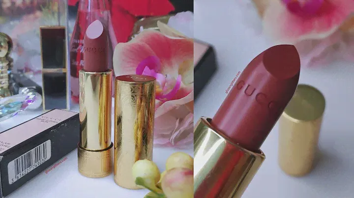 Gucci Satin Lipstick 203 Mildred Rosewood Review & Swatches