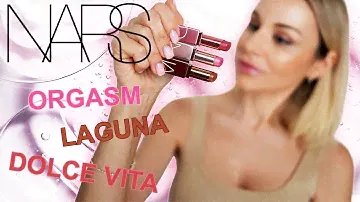 ПОМАДЫ 💋 - ТРИ НЕЖНЫХ ОТТЕНКА ОТ NARS AFTERGLOW LIP BALMS