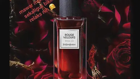Review Parfum: YSL Rouge Velours (mawar "hitam")