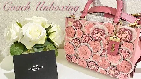 💝COACH UNBOXING | Rogue 25 with Tea Rose | Studio Quilted Bag💝