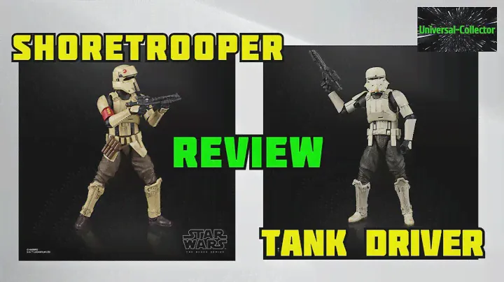 Star Wars The Black Series Shore Trooper & Tank Driver 6 inch Action Figure Rogue One Review