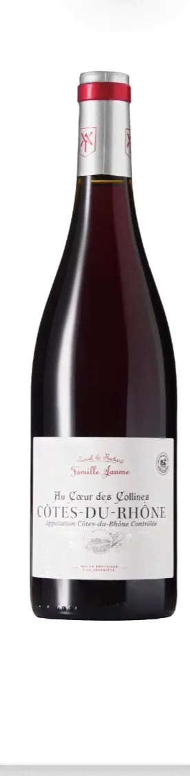 Вино Famille Jaume AU COEUR DES COLLINES АОС CÔTES DU RHÔNE ROUGE 2021 750 мл 12%