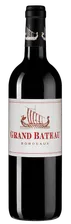Вино красное сухое "Grand Bateau" Rouge, Bordeaux AOC, 2018, 0.75 л