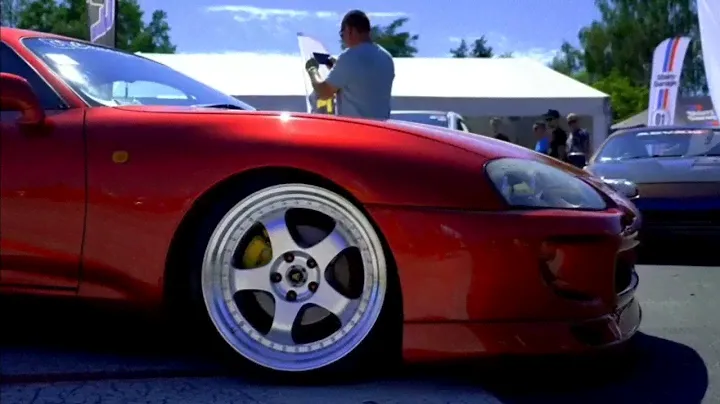 Toyota Supra MKIV candyredsupra Poland. Renault NNP Rouge Flamme colour