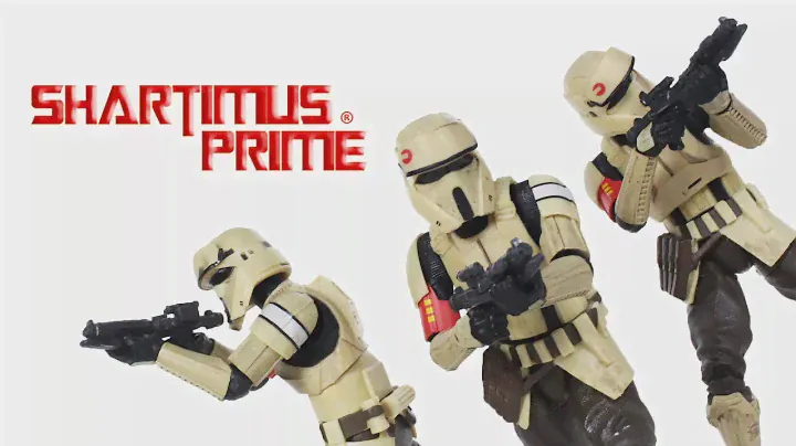 Star Wars Black Series Scarif Trooper Rogue One Movie 6 Inch Action Figure Toy Review