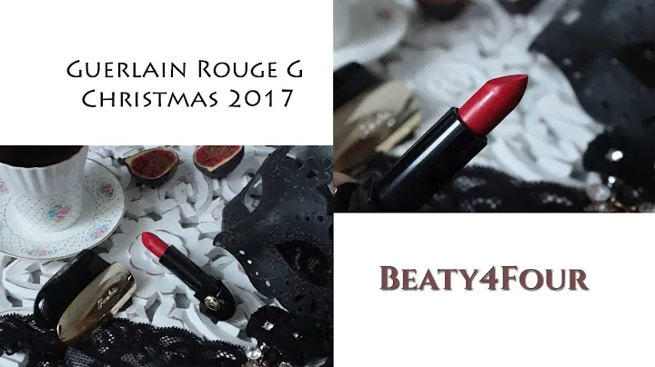 Рождество и Guerlain Rouge G Christmas | Макияж | Beauty4Four | Обзор помады Герлен