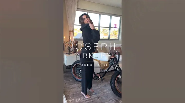 Joseph Ribkoff Hooded Front Zipper jacket