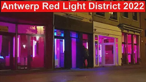 Antwerp Red Light District, Belgium: Antwerpen Rosse Buurt, België: Anvers Quartier Rouge, Belgique