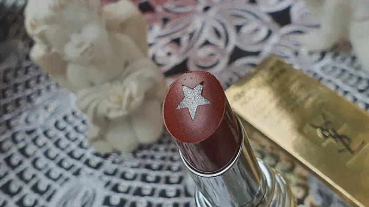 YSL Rouge Volupte Rock-n-Shine lipstick 02 Cocoa Bounce review and swatches
