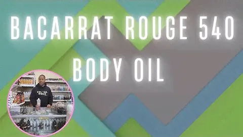 BACCARAT ROUGE 540 BODY OIL UNISEX FRAGRANCE BEST SELLER!!! 🔥🔥🔥🔥🔥