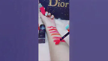 Swatching 15 shades of Dior Rouge Lipsticks