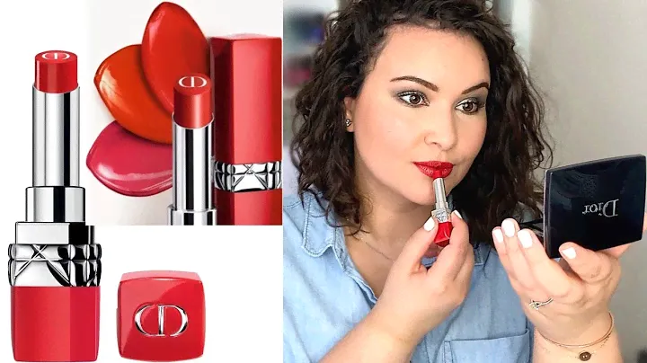 НОВЫЕ ГУБНЫЕ ПОМАДЫ DIOR ULTRA CARE | Образец + Демо