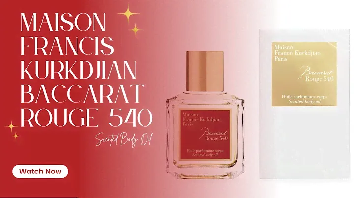 Maison Francis Kurkdjian Baccarat Rouge 540 scented body oil
